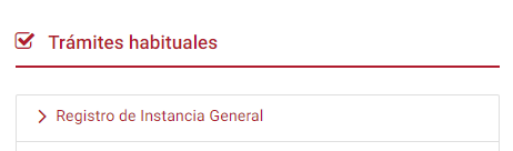 Imagen que localiza la situación de la instancia general dentro de la Sede