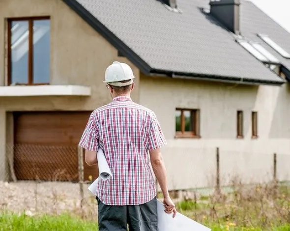 imagen de casa y arquitecto