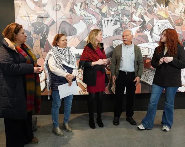 Inauguración exposición Gaza