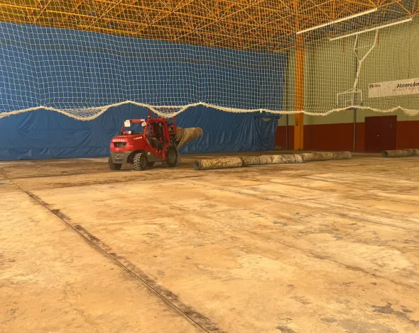 Mejoras polideportivo Los Cantos 