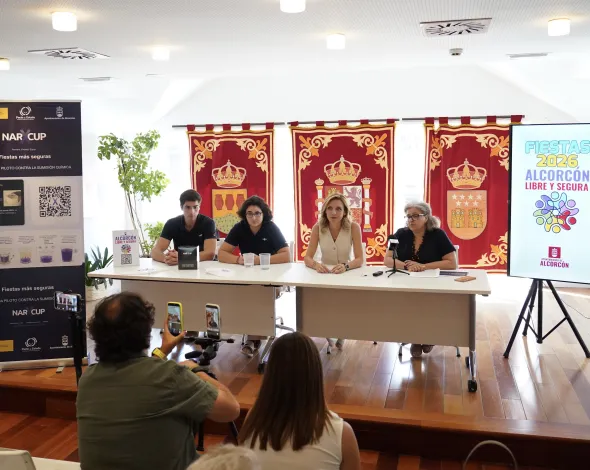 Cubos antidroga Fiestas Alcorcon