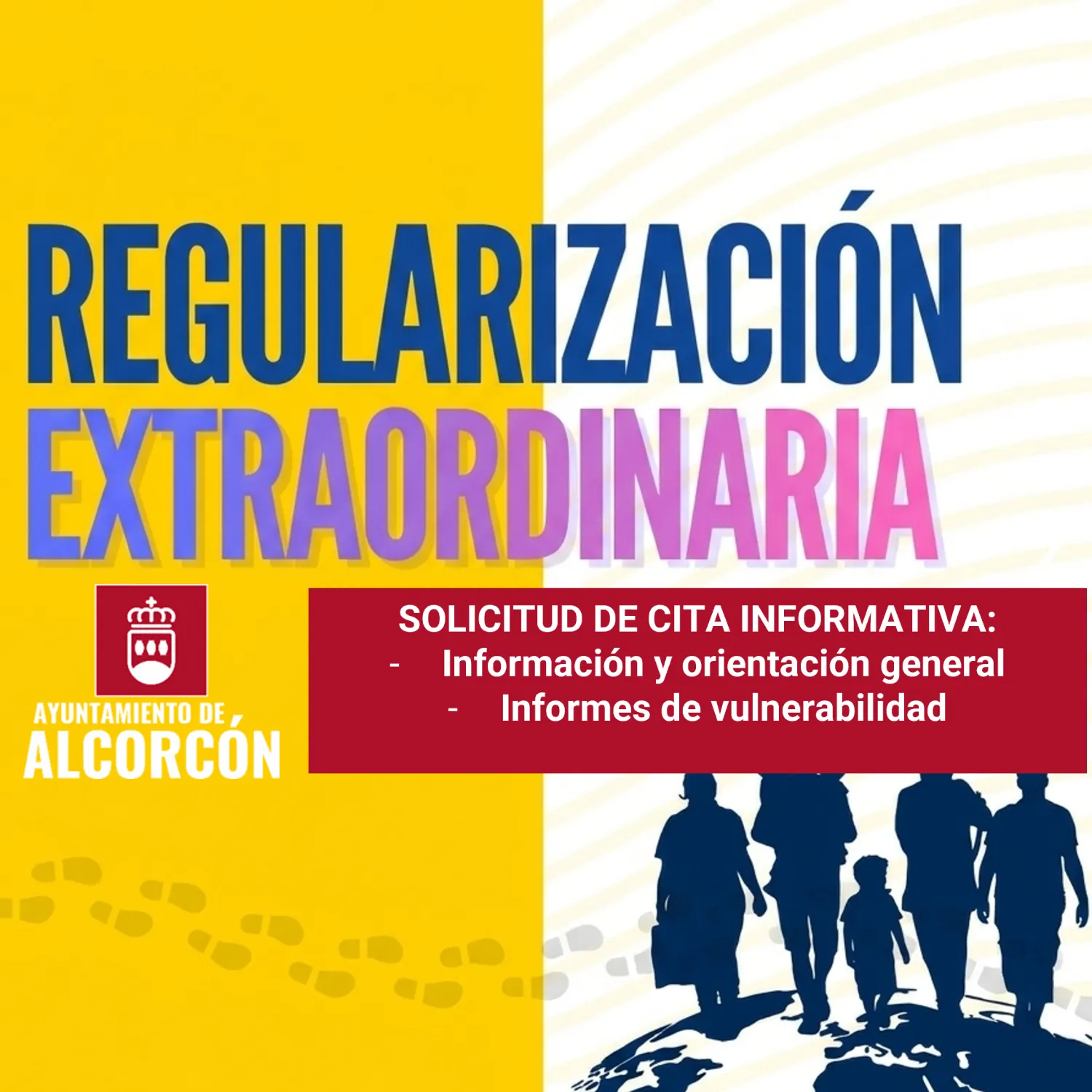 imagen cartel citas regularización extraordinaria