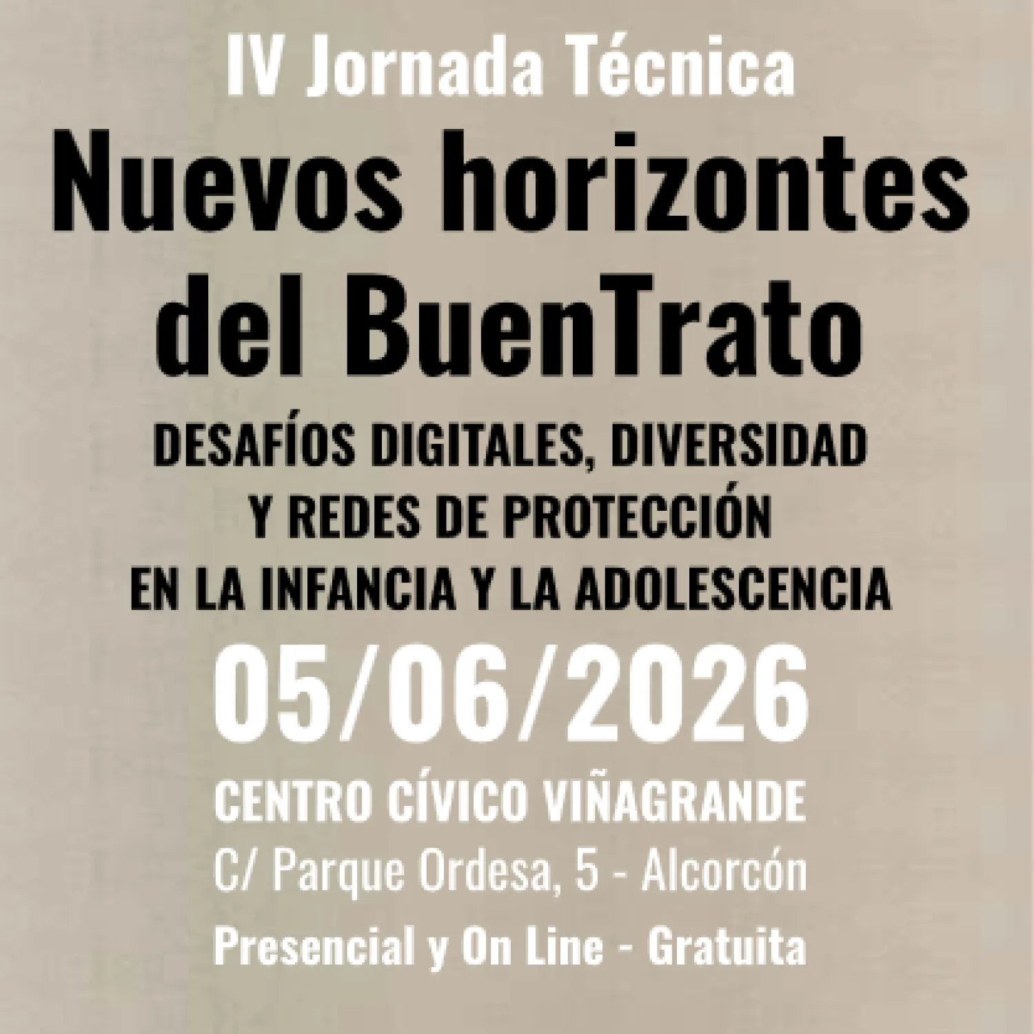 Recorte cartel jornada