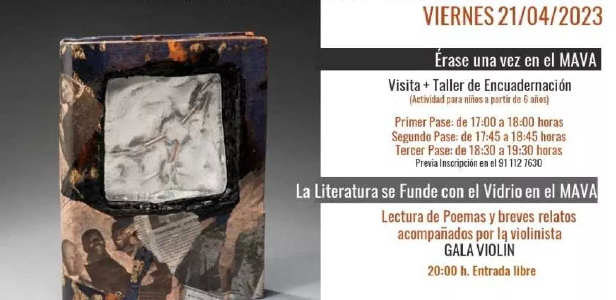 LA AVENTURA DE LEER. LA NOCHE LOS LIBROS Museo de Arte en vidrio de Alcorcón