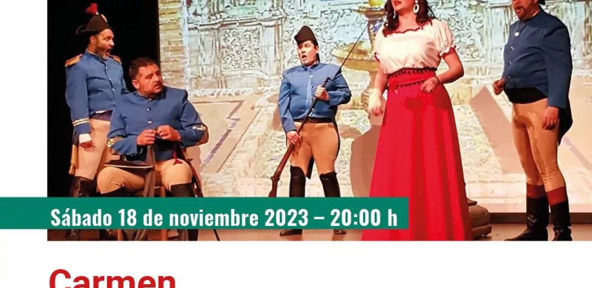 ÓPERA: Carmen. Camerata Lírica Sábado 18 de noviembre