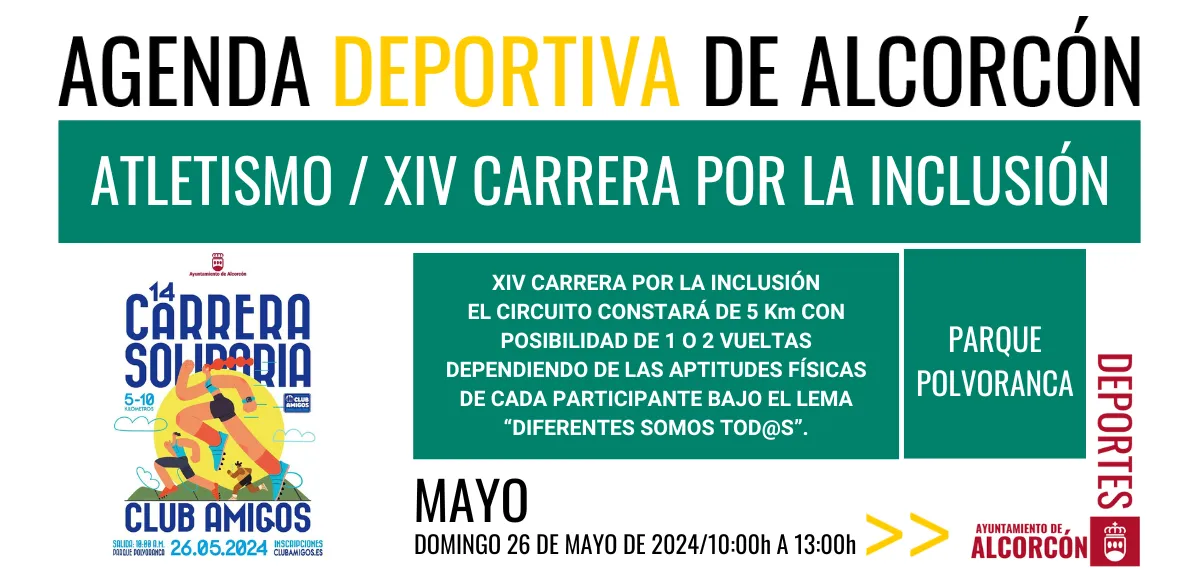 XIV CARRERA POR LA INCLUSIÓN