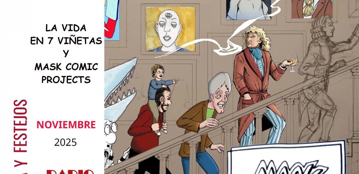 Presentación del libro: La Vida en 7 viñetas y Mask Cómic Projetcs