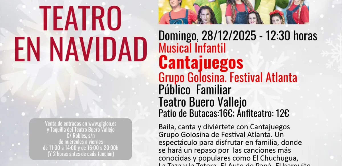 Musical Infantil: Cantajuegos 