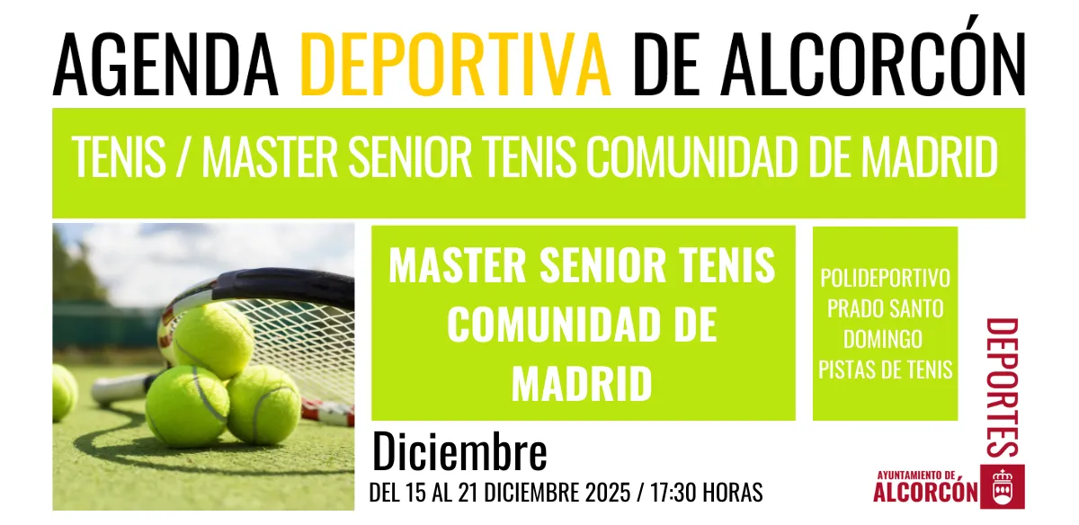 TENIS / MASTER SENIOR TENIS COMUNIDAD DE MADRID 