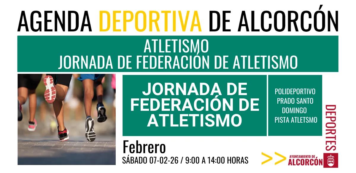 ATLETISMO / JORNADA DE FEDERACIÓN DE ATLETISMO