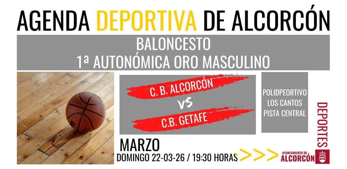 BALONCESTO /1ª AUTONÓMICA ORO MASCULINO C.B ALCORCÓN
