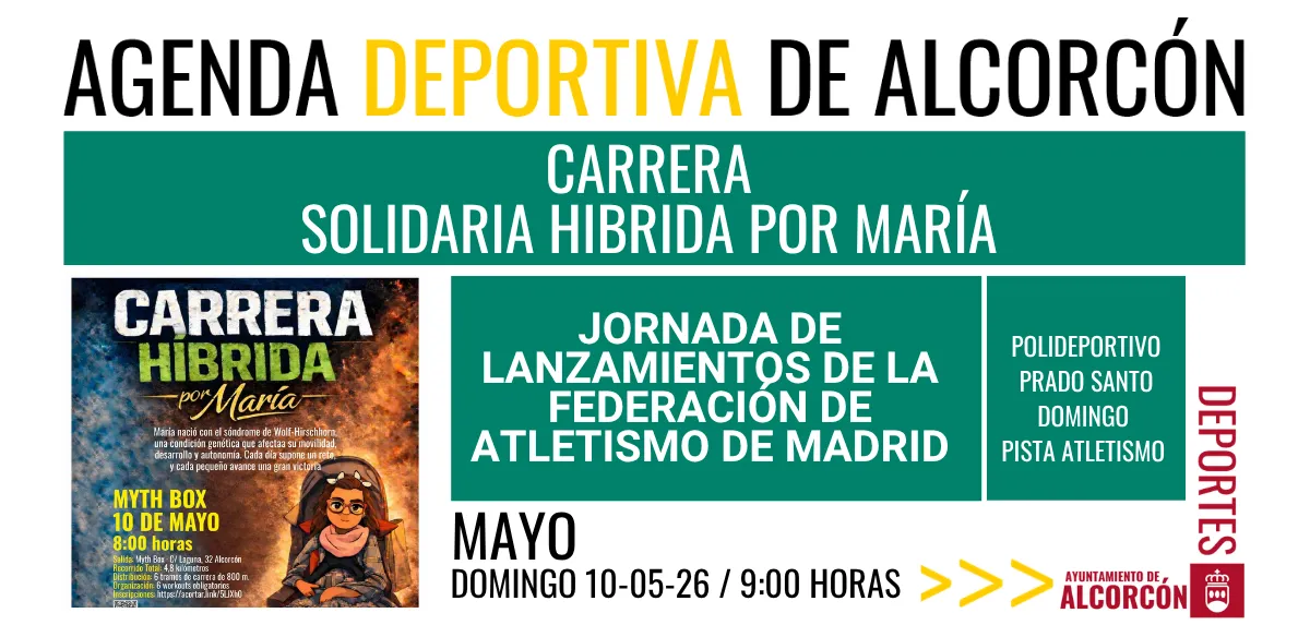 CARRERA SOLIDARIA HIBRIDA POR MARÍA 