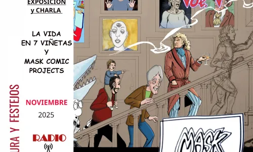 Presentación del libro: La Vida en 7 viñetas y Mask Cómic Projetcs
