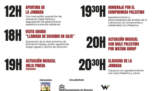 JORNADA PAZ Y CULTURA POR PALESTINA EN ALCORCÓN