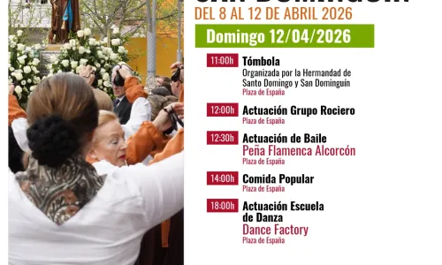 FIESTAS DE SANTO DOMINGO Y SAN DOMINGUÍN  Domingo 12 de abril