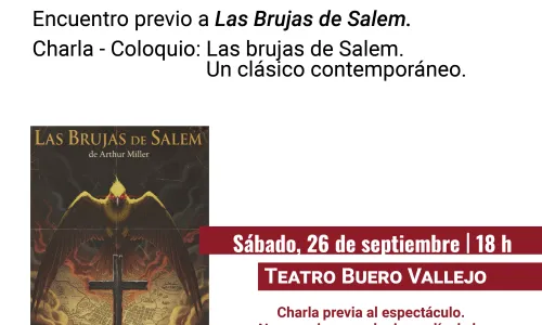 Charla-Coloquio: Las Brujas de Salem Un Clásico comtemporáneo