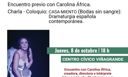 DETRÁS DEL TELÓN: Carolina África, creadora, directora e intérprete de CASA -MIENTO