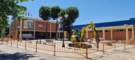 Renovación acceso polideportivo Los Cantos