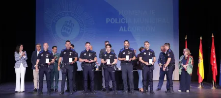 Homenaje policía