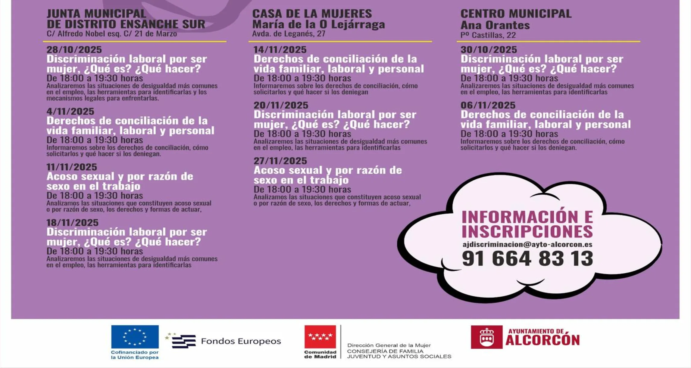 talleres gruales discriminacion laboral mujeres 