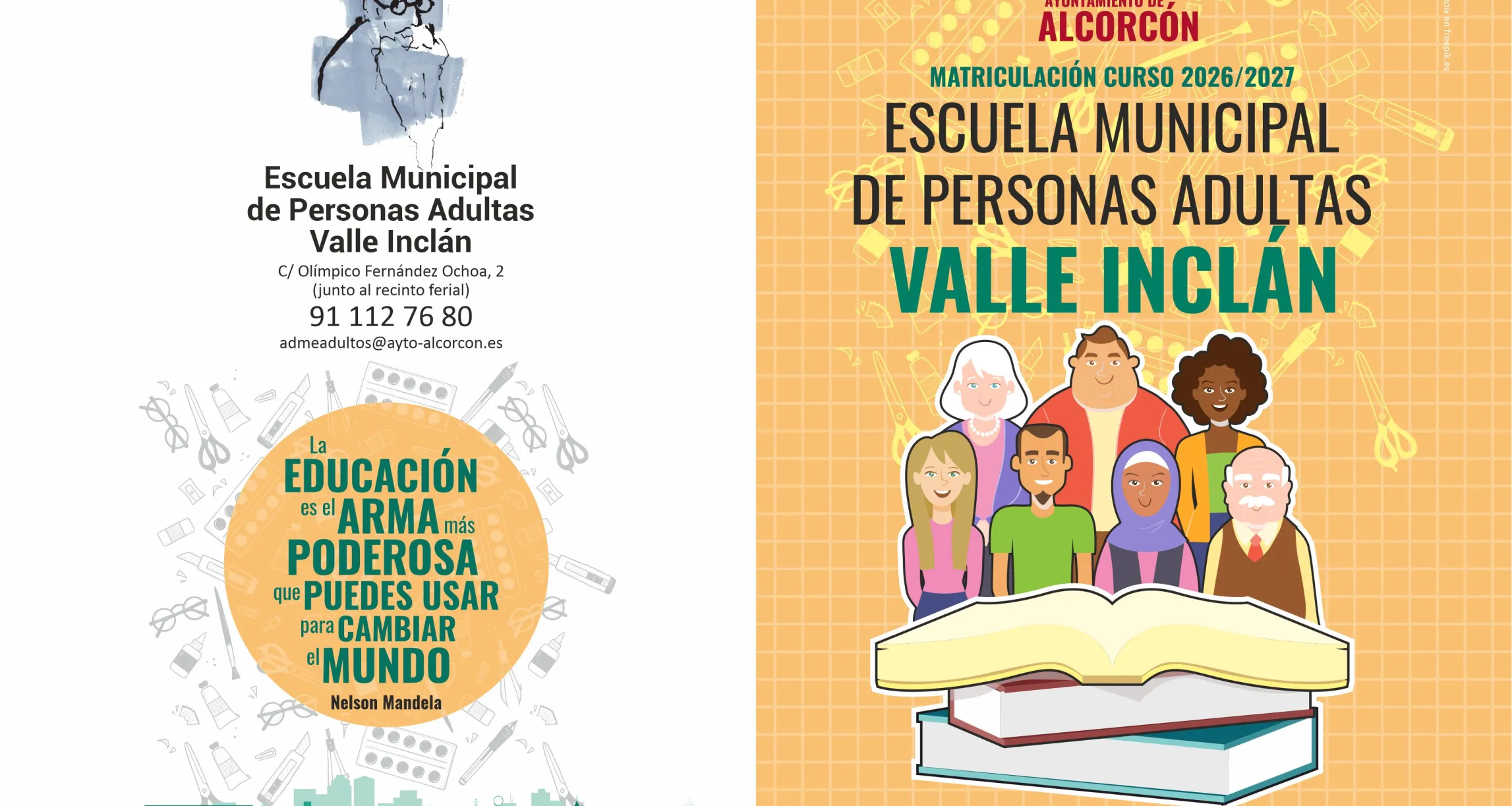 Inscripción Escuela de Adultos curso 2026 / 2027