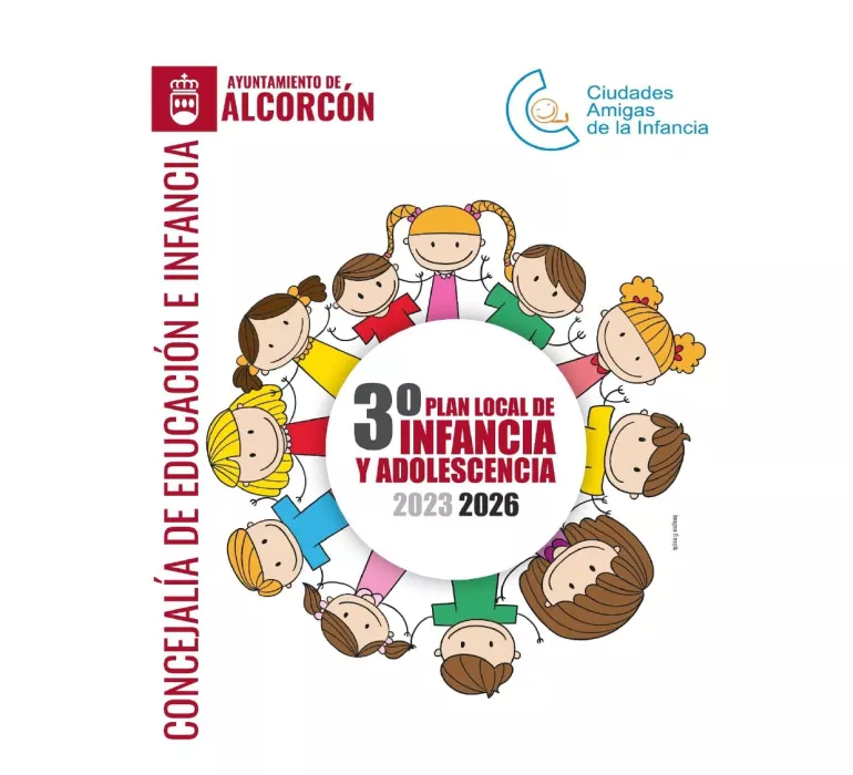 portada plan local de atención a la infancia y la adolescencia de Alcorcón