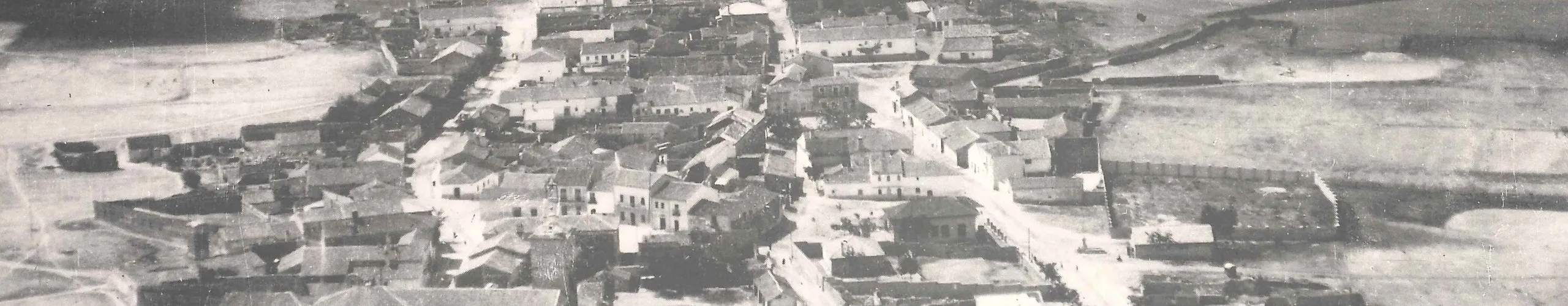 History of Alcorcón aerial view from 1945