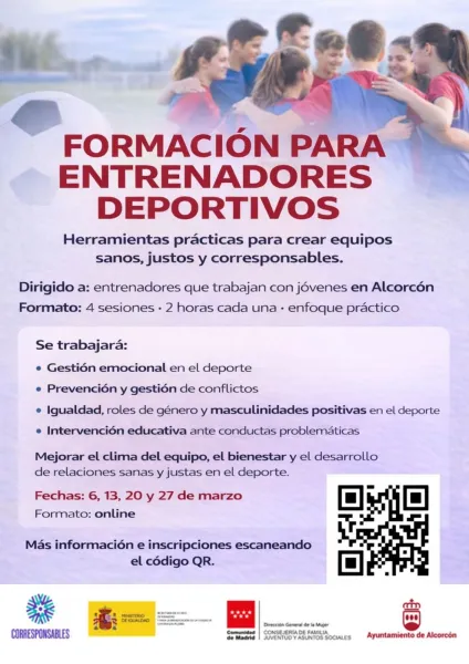 formacion entrenadores club deportivos de Alcorcon