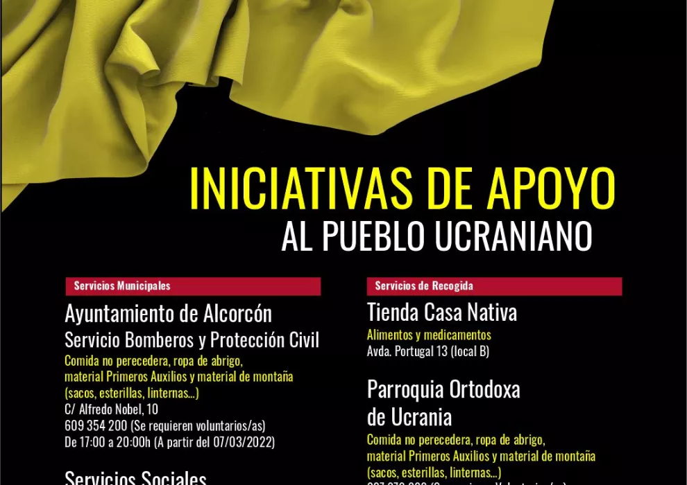 Alcorcón cu informații despre Ucraina